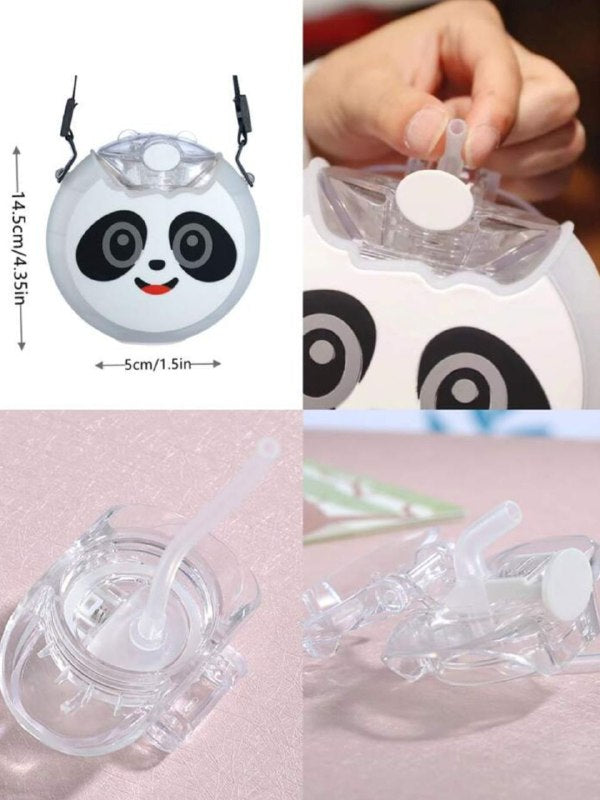 BOTE JUVENIL PORTATIL EN FORMA DE PANDA 380ML