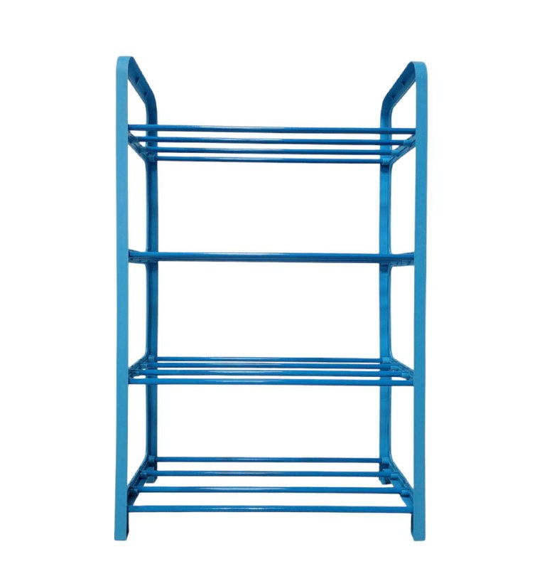 ORGANIZADOR DE ZAPATOS PLASTICO DE 4 NIVELES PARA 8 PARES DE ZAPATOS YAMEI OU