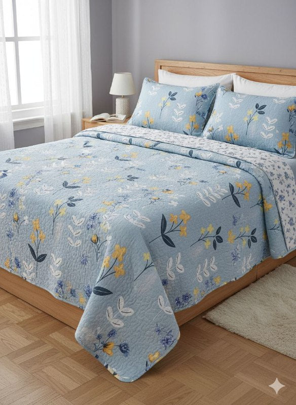 JUEGO DE SABANAS CAMERA TIPO EDREDON REVERSIBLE, DE 3 PIEZAS QUEEN BENELI HOME, 20 ESTILOS