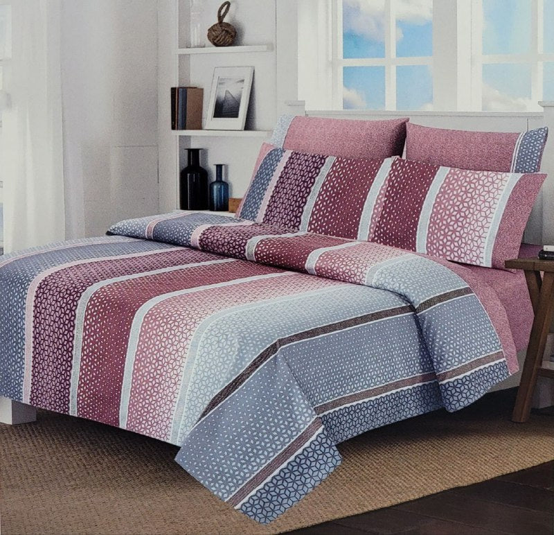 JUEGO DE SABANAS CAMERA DE 6 PIEZAS KING LUXURY NATURE BED SHEET, 10 ESTILOS