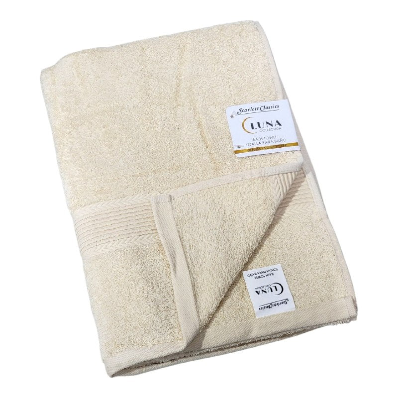 TOALLA PARA BAÑO DE CUERPO PREMIUM DE ALTA DENSIDAD 100% ALGODON SCARLETT CLASSICS 68X137CM
