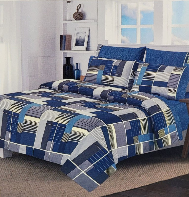 JUEGO DE SABANAS CAMERA DE 6 PIEZAS KING LUXURY NATURE BED SHEET, 10 ESTILOS