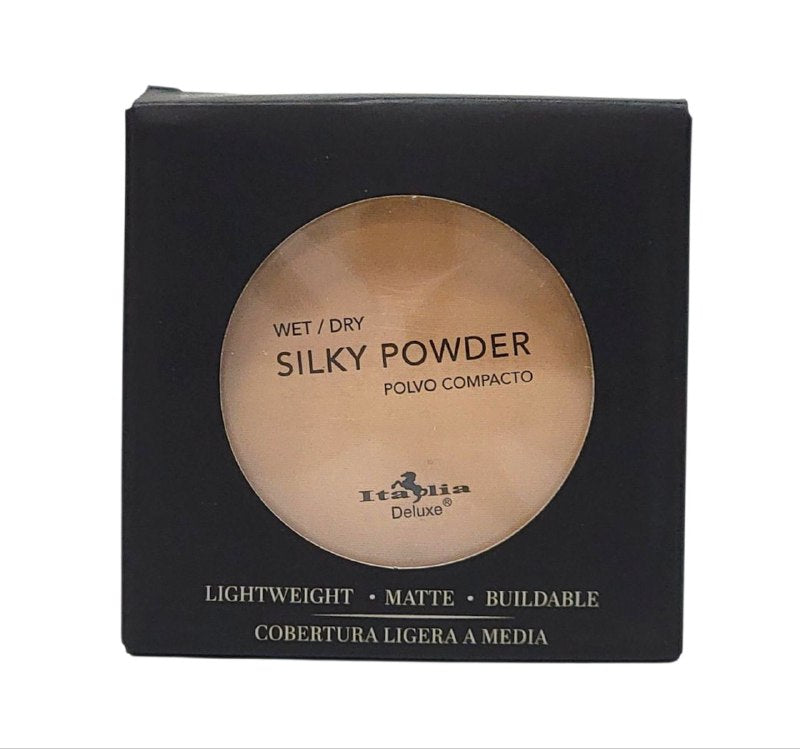 POLVO COMPACTO LIGERO COBERTURA LIGERA TONO 07 TRUE BEIGE ITALIA DELUXE 8G