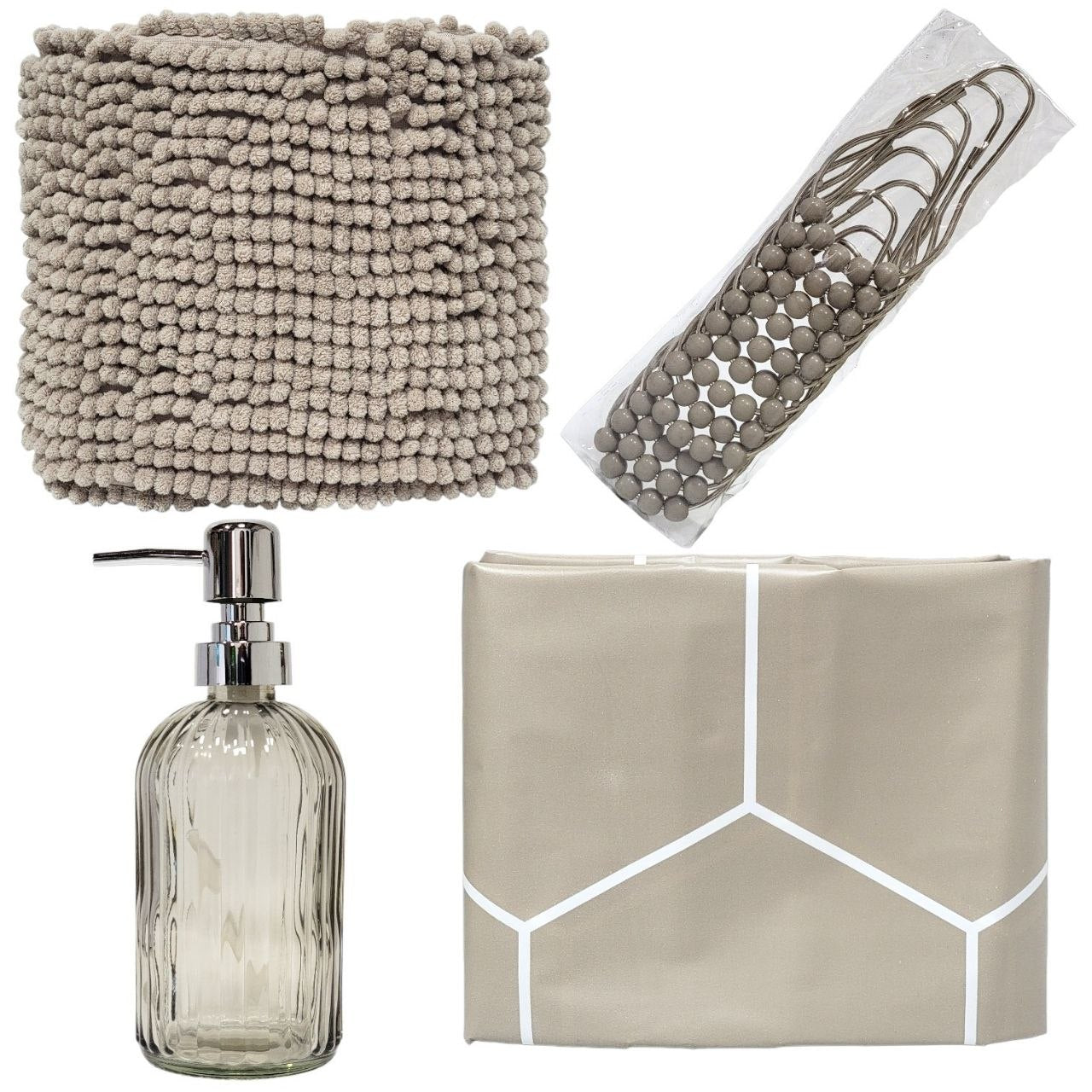 SET PARA BAÑO RESISTENTE, LAVABLE A MÁQUINA Y DE LARGA DURACIÓN HPC POLO BATHROOM