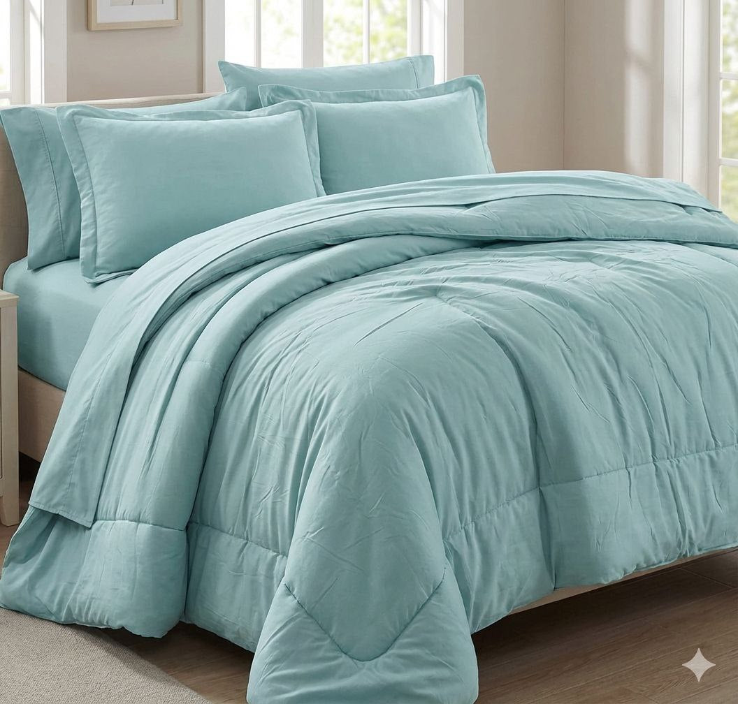 JUEGO DE SABANAS CON EDREDÓN BARBARA HOMES 5PCS