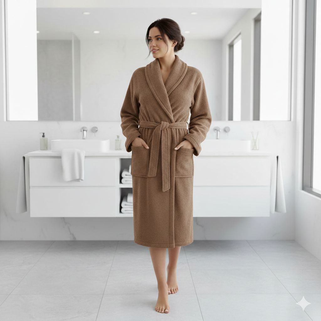 BATA DE BAÑO PREMIUM UNITALLA HOME LIVING 100CM