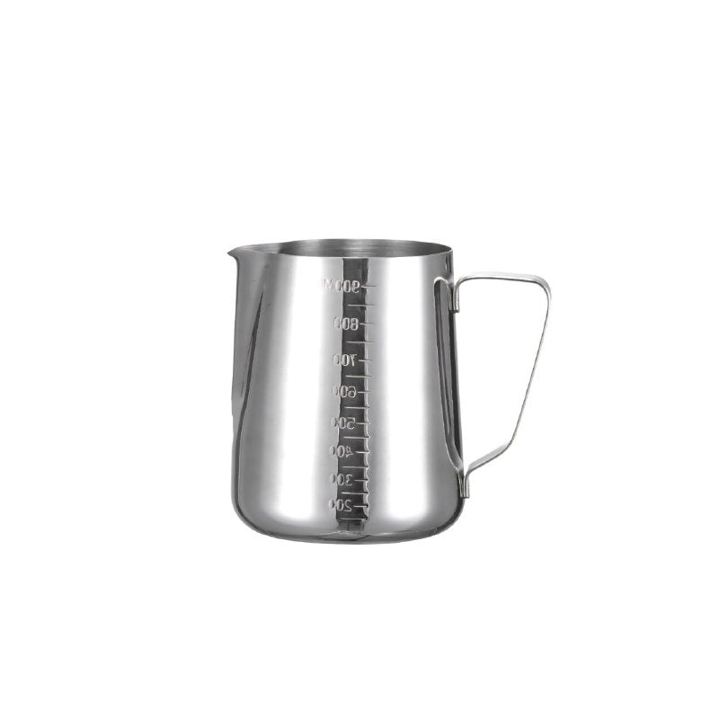 RECIPIENTE JARRA DE VAPORIZACION Y PRECISION PARA ARTE EN CAFE LATTE DE ACERO INOXIDABLE 1000ML