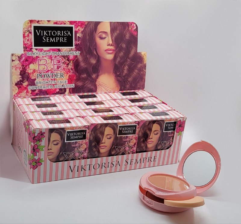 POLVO FACIAL DUPE VICTORIA SECRET  ILUMINA EL CORRECTOR 2 TONOS VIKTORISA SEMPRE