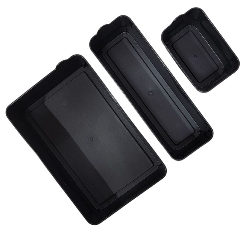 ORGANIZADOR BANDEJAS FLEXIBLES DE 3 TAMAÑOS PARA OFICINA, COCINA O BAÑO KOLORR STYLE 7UND