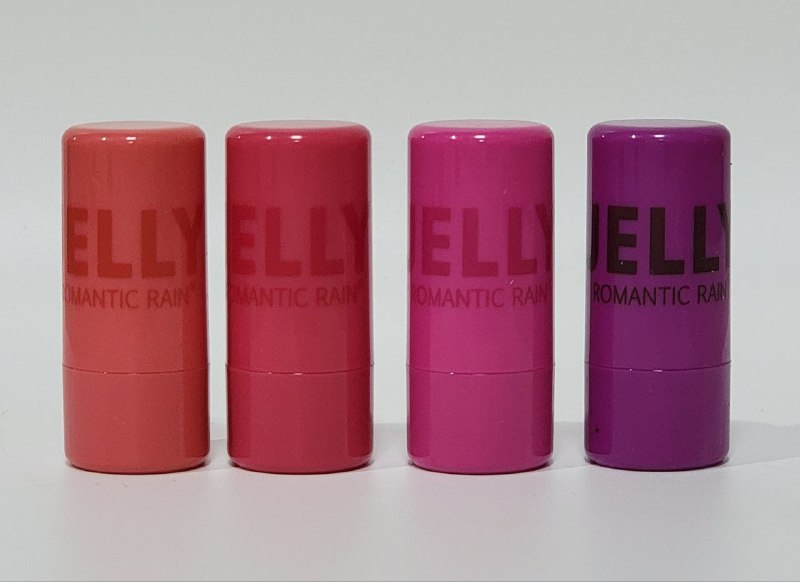 BLUSH Y LABIAL (DUPE SHEGLAM) GELATINA TINTE 4 TONOS, ROMANTIC RAIN JELLY TINT