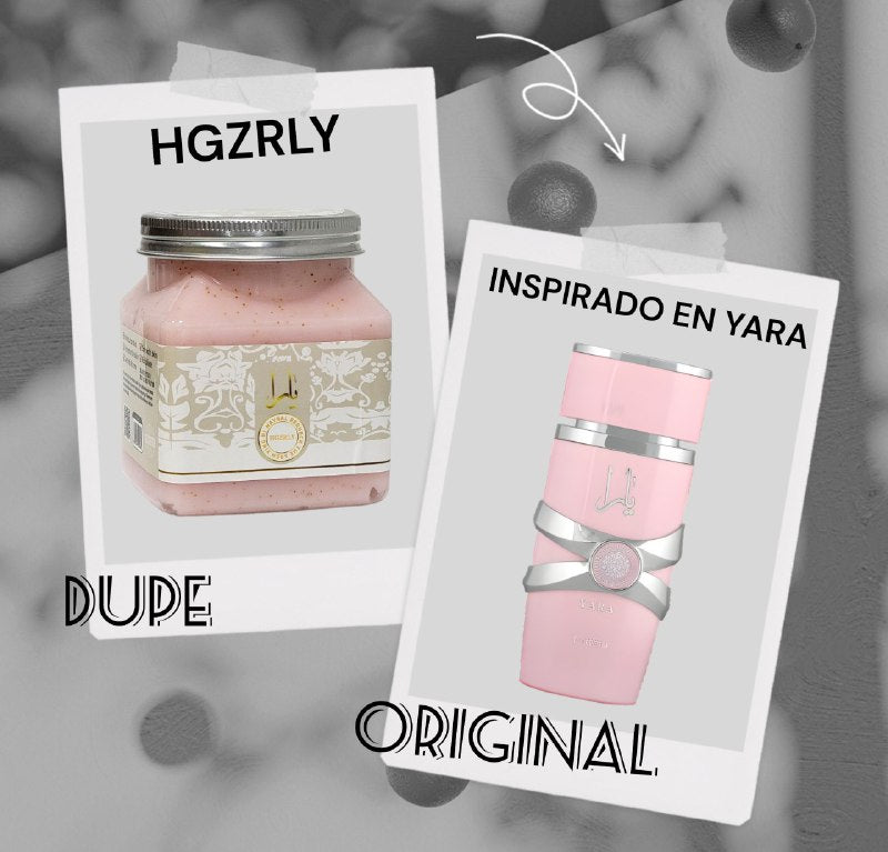 CREMA CORPORAL EXFOLIANTE DE BAYAS HIDRATANTE SUAVIZANTE HGZRLY 350G (INSPIRADO EN LATTAFA YARA)