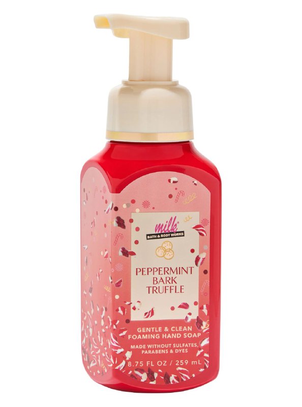 BATH & BODY WORKS JABON DE MANOS SUAVE Y LIMPIO PEPPERMINT BARK TRUFFLE 259ML