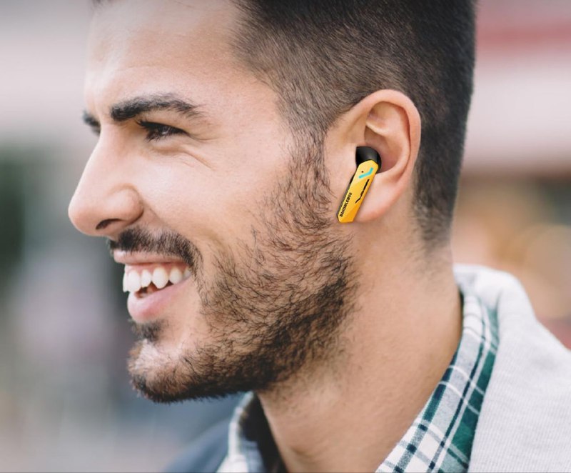 AUDIFONOS AURICULARES ORIGINALES BLUETOOTH, BATERIA ESTUCHE 5H, BATERIA AUFIDONOS 5H, VERSION BT V5.4, DISTANCIA 10MTS, COMODO ESTABLE TRANSFORMERS BUMBLEBEE