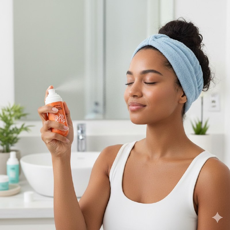 SPRAY FACIAL HIDRATANTE EQUILIBRANTE QUE REDUCE EL BRILLO OLEOSO EN LA PIEL CON NIACINAMIDA BUBBLE 55ML (DUPE DRUNK ELEPHANT)