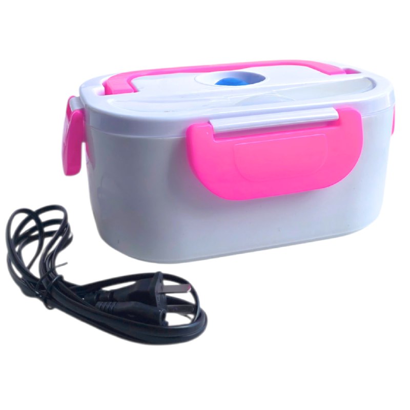 MAQUINA LONCHERA ELECTRICA CON CALENTADOR DE COMIDA PORTATIL USO PERSONAL CON CUCHARA, 3 COLORES