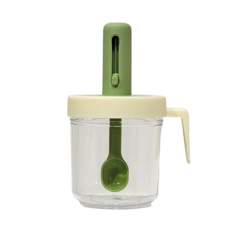 RECIPIENTE FRASCO DE CONDIMENTOS EN SET DE 3 PIEZAS CON CUCHARA EXPANDIBLE, ALMACENA Y DISPENSA ESPECIAS Y CONDIMENTOS