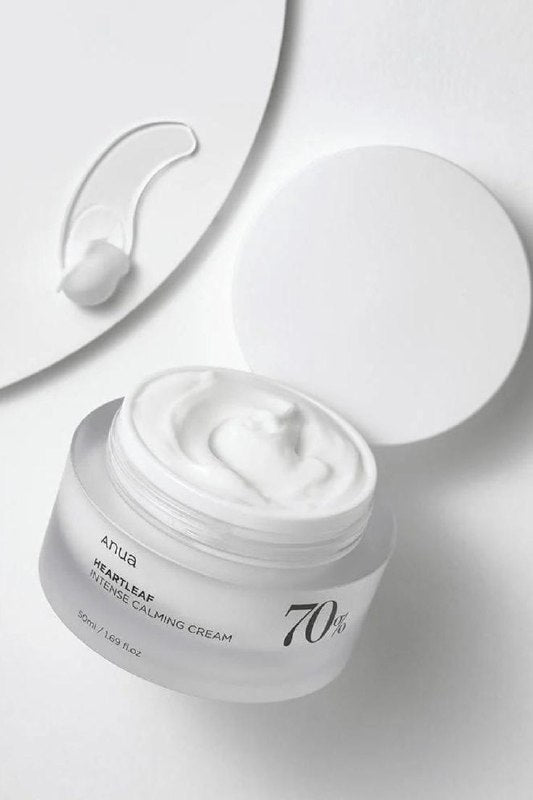 CREMA FACIAL COREANA CALMANTE INTENSIVA PARA PIEL ESTRESADA ANUA 50ML