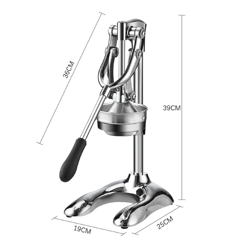 MAQUINA EXPRIMIDORA MANUAL PARA FRUTAS, TODO TIPO DE ZUMOS, USO DOMESTICO, ALEACION DE ALUMINIO, RESISTENTE FRUIT PRESS