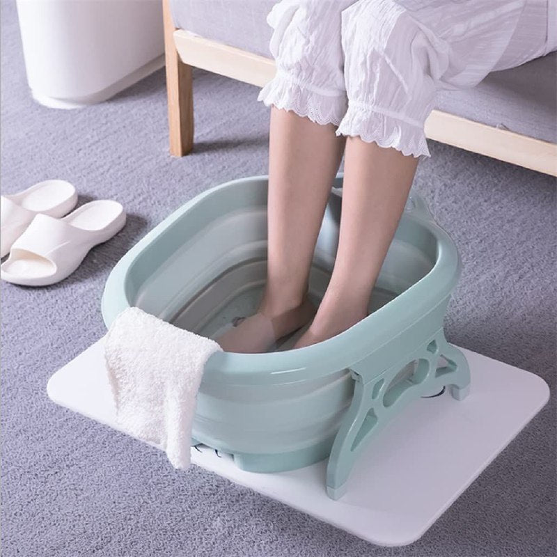 PAILA DE PEDICURE PEDICURA MASAJEADORA DE PIES EN CASA, PORTATIL CON RODILLOS ANTIESTRES, FACIAL DE GUARDAR
