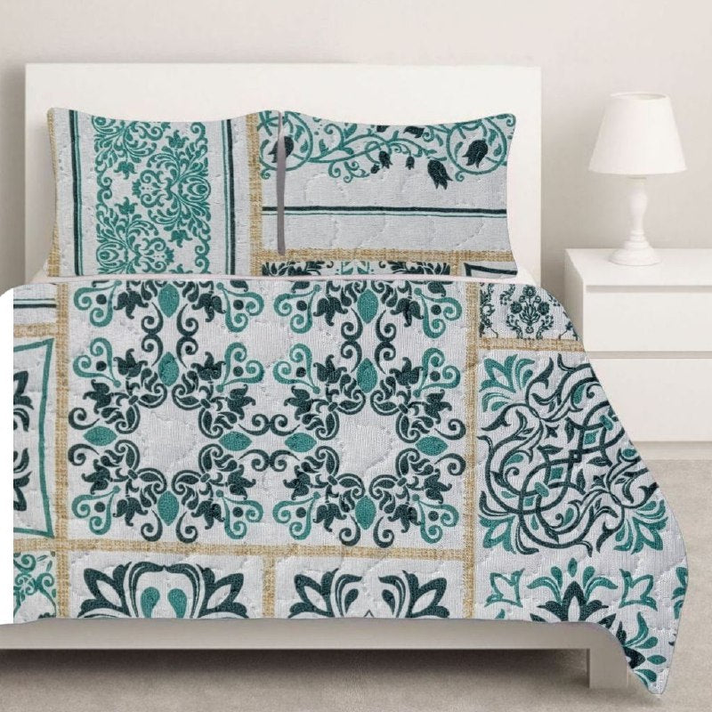 JUEGO DE SABANAS CAMERA TIPO EDREDON REVERSIBLE, DE 3 PIEZAS QUEEN BENELI HOME, 20 ESTILOS