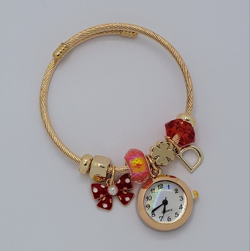 RELOJ ECONOMICO TIPO PANDORA PARA DAMA