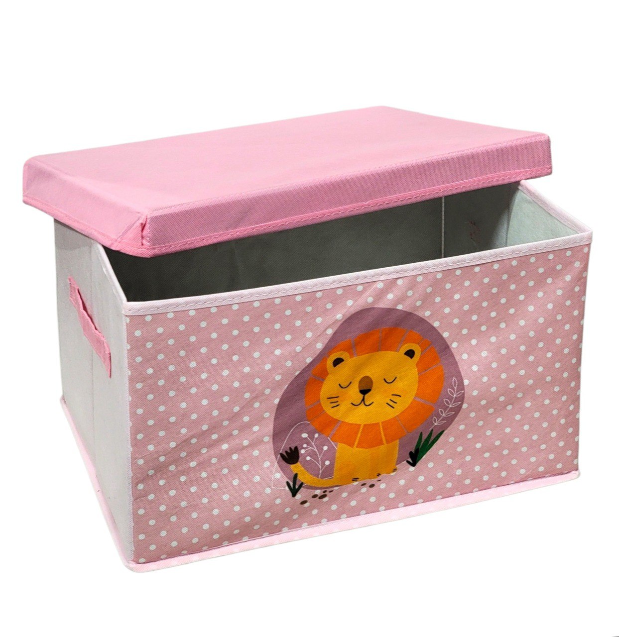 ORGANIZADOR CAJA DE ALMACENAMIENTO MULTIUSOS PARA NIÑOS DE TELA CON INTERIOR REFORZADO 25X30X40CM