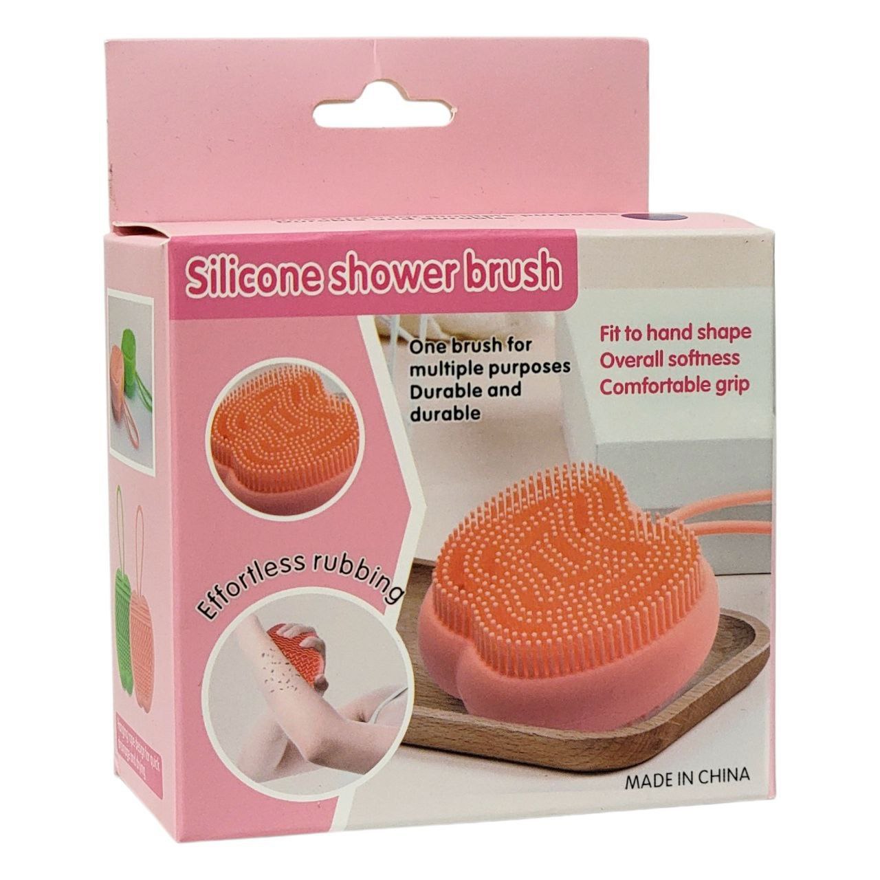 CEPILLO DE SILICONA PARA DUCHA