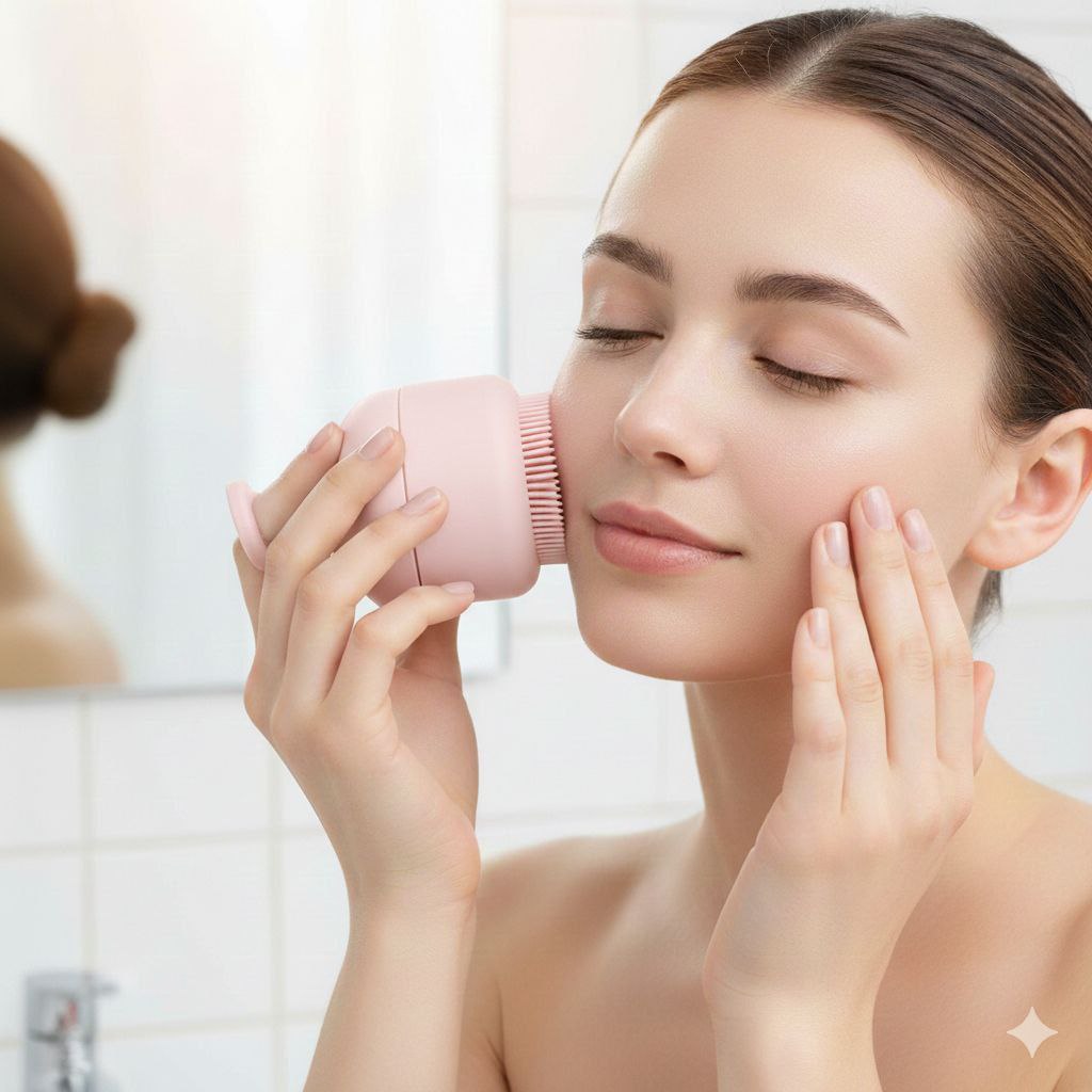 CEPILLO FACIAL REFRIGERABLE ALIVIA HINCHAZON Y REDUCE POROS