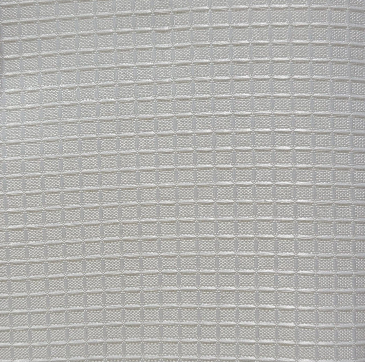 CORTINA PARA BAÑO BLANCA TEXTURA WAFFLE 1 PANEL THE SPA COLLECTION 180X180CM