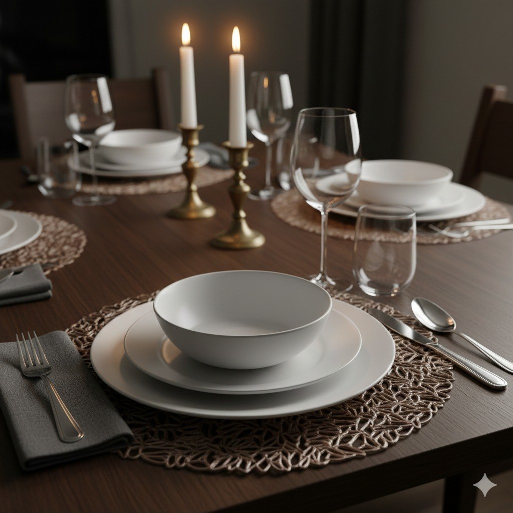 MANTEL PARA MESA COMEDOR CIRCULAR CASABELLA 3 COLORES DISPONIBLES 38CM