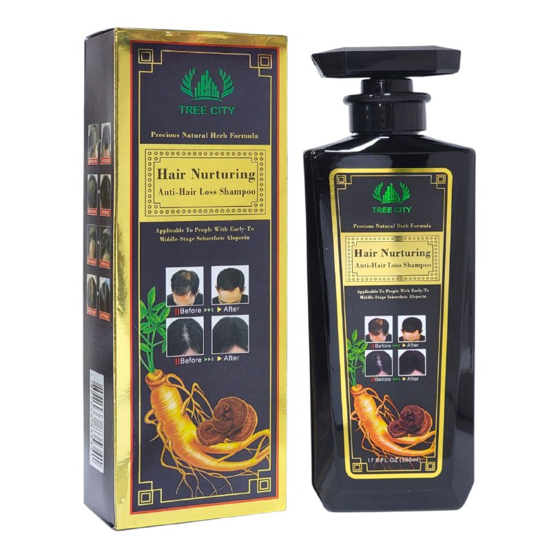 SHAMPOO PARA EL CABELLO DE GENGIBRE CONTRA LA PÉRDIDA DE CABELLO TREE CITY 500ML