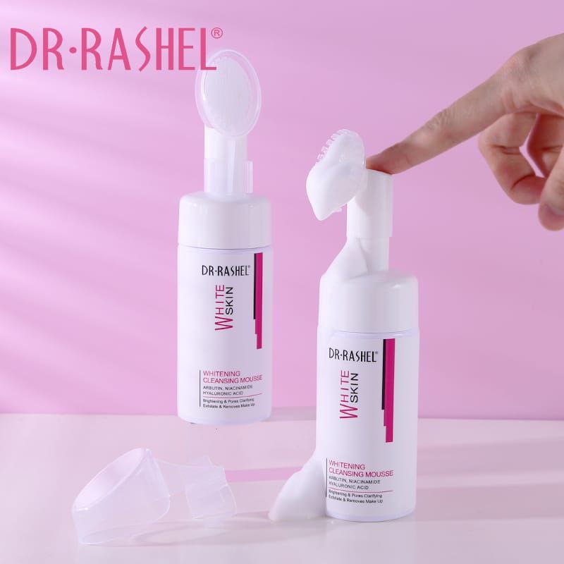 LIMPIADOR FACIAL EN ESPUMA BLANQUEADOR CON NIACINAMIDA Y ACIDO HIALURONICO DR RASHEL 115ML