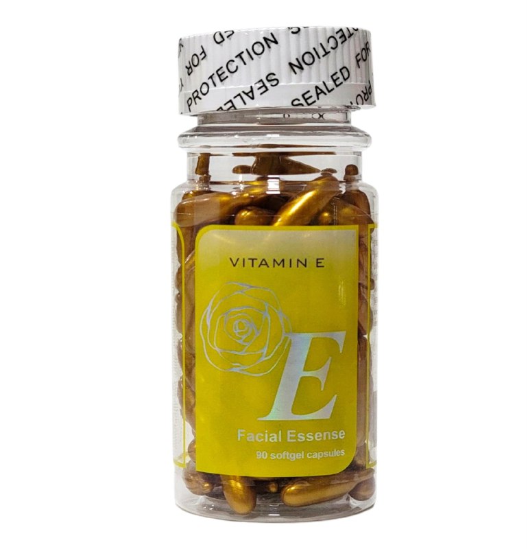 SUERO FACIAL EN CAPSULAS DE ESENCIA DE VITAMINA E SUAVIZANTE, DEJA LA PIEL SUAVE, TERSA Y RADIANTE ANTIENVEJECIMIENTO FACIAL ESSENSE