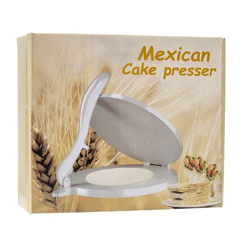 PRENSA PARA TORTILLAS TRADICIONAL DE ALEACION DE ALUMINIO
