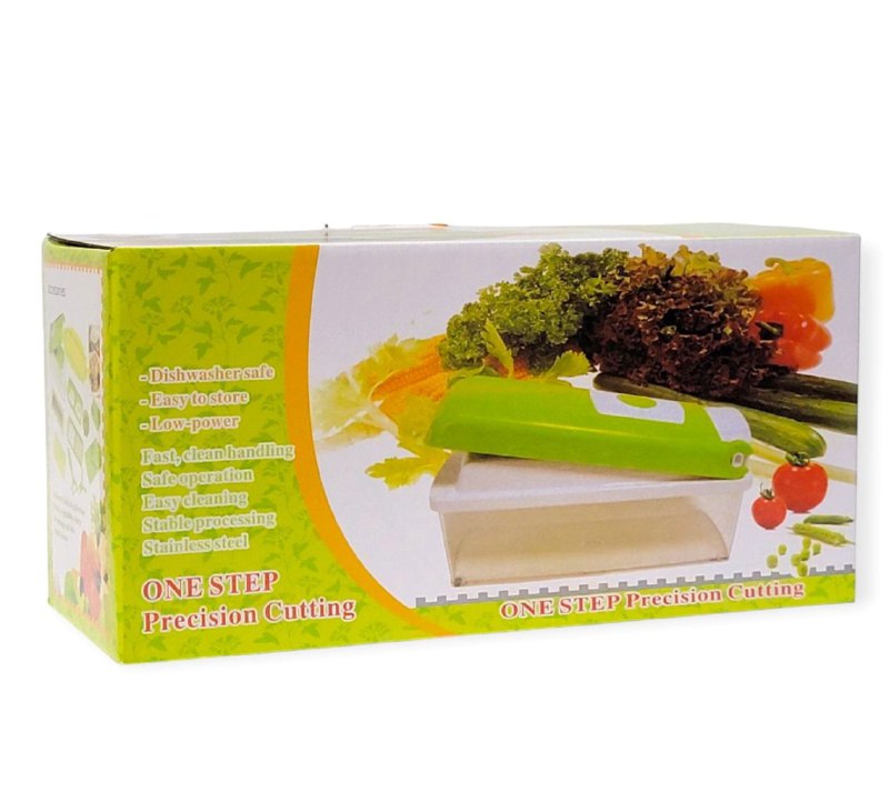 MAQUINA CHISMOLERA, CORTADORA DE VERDURAS 11 EN 1 MULTIFUNCIONAL ONE STEP PRECISION CUTTING