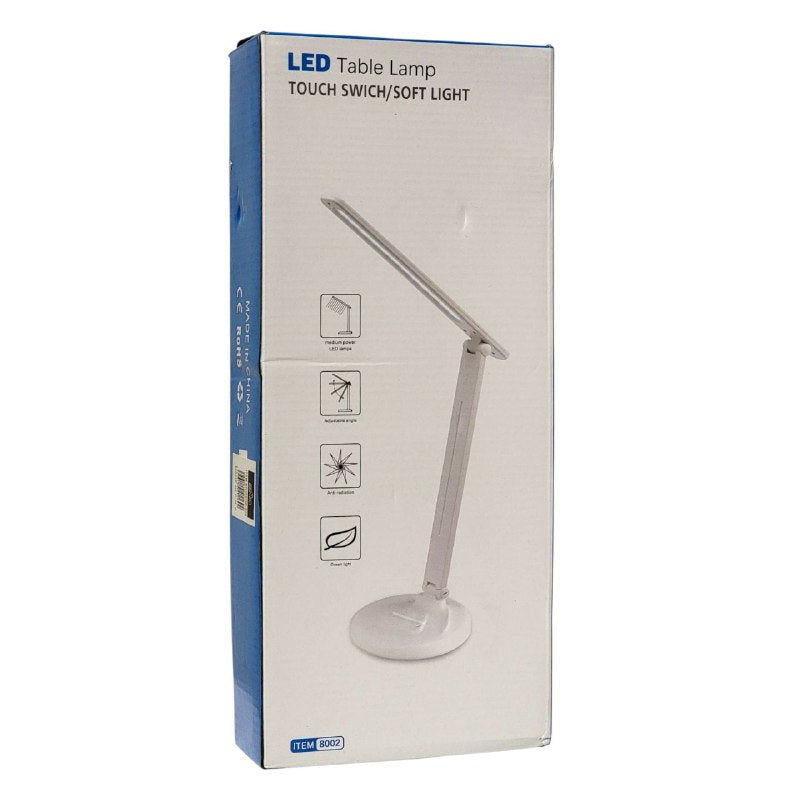 LUZ LED, LAMPARA LED DE ESCRITORIO PLEGABLE DE 180 GRADFOS, 3 TONOS DE LUZ CON CAMBIO TACTIL BENELI HOME LED TABLE LAMP