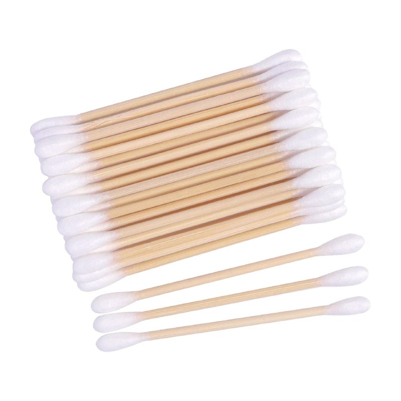 HISOPOS DE ALGODÓN MONTADOS SOBRE PALOS DE MADERA BIODEGRADABLES ZION PROFESSIONAL CONT. 200