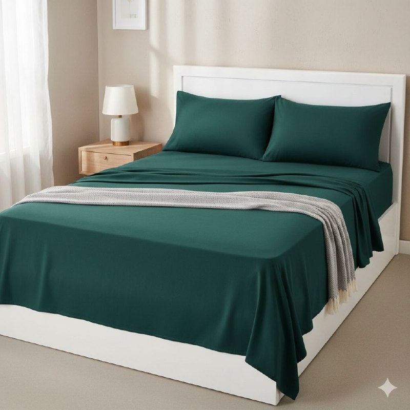 JUEGO DE SABANAS CAMERA DE 4 PIEZAS UNIPERSONAL DE POLIESTER BENELI HOME, 9 ESTILOS