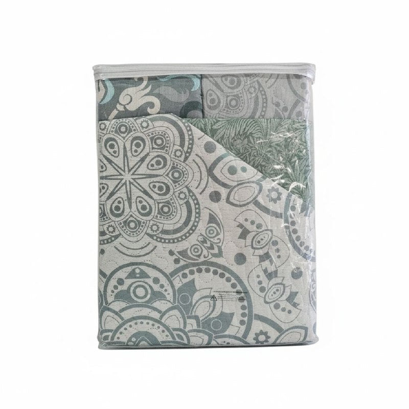 JUEGO DE SABANAS CAMERA TIPO EDREDON REVERSIBLE, DE 3 PIEZAS QUEEN BENELI HOME, 20 ESTILOS