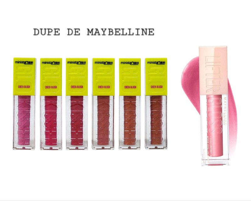 BLUSH DE MEJILLAS EN CREMA DUPE DE MAYBELINE 8ML, FORMULA LIGERA DE ACABADO NATURAL Y REFRESCANTE MINISTAR PROFESSIONAL