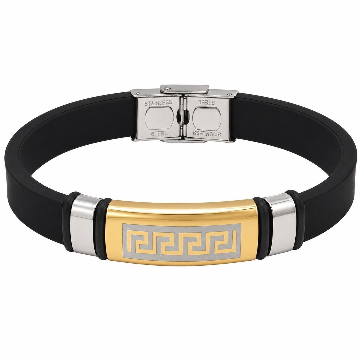 PULSERA DE ENCHAPE PARA CABALLERO CON LABERINTO  21CM