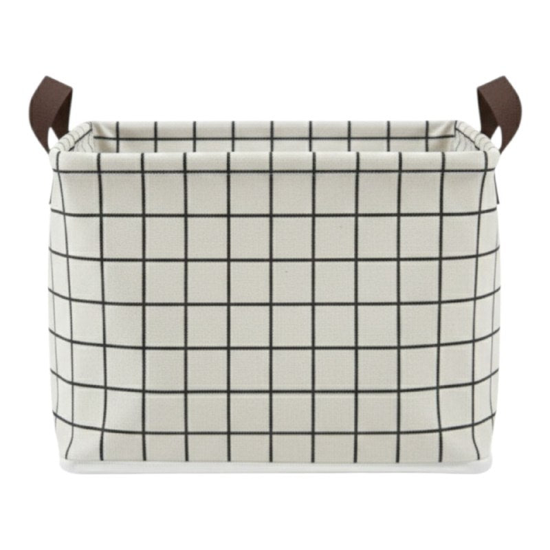 ORGANIZADOR CAJA DE ALMACENAMIENTO PLEGABLE, CESTA PARA LIBROS, JUGUETES, ROPA Y MAS CLOSET ESSENTIALS 31X24X20CM