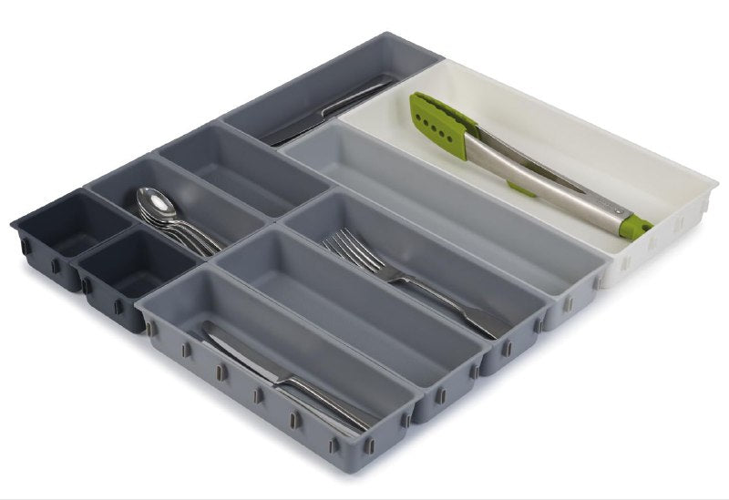 ORGANIZADOR  DE GAVETAS DE COCINA JUEGO DE ORGANIZACION DE CAJON PARA CUBIERTOS, TENEDORES, UTENSILIOS, PAPELERIA, HERRAMEINTAS, ETC, DISEÑO MODULAR PERSONALIZABLE 10UND