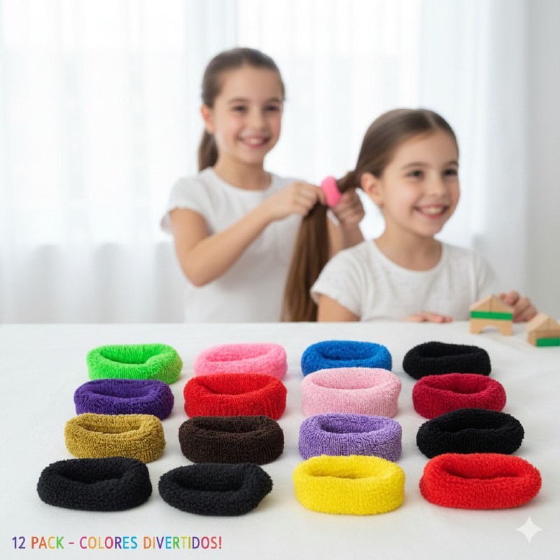 COLAS ANCHAS PARA EL CABELLO EN PAQUETE DE 12UND