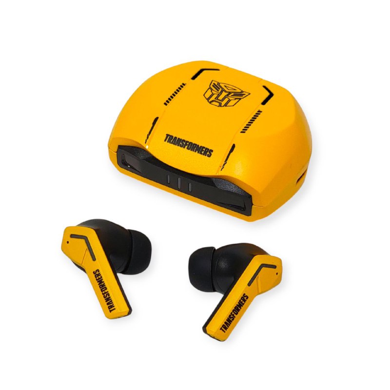 AUDIFONOS AURICULARES ORIGINALES B-127 TF-T06, V5.3, BATERIA 4H, COMODOS, SONIDO DE CALIDAD TRANSFORMERS AUTHENTIC BUMBLEBEE