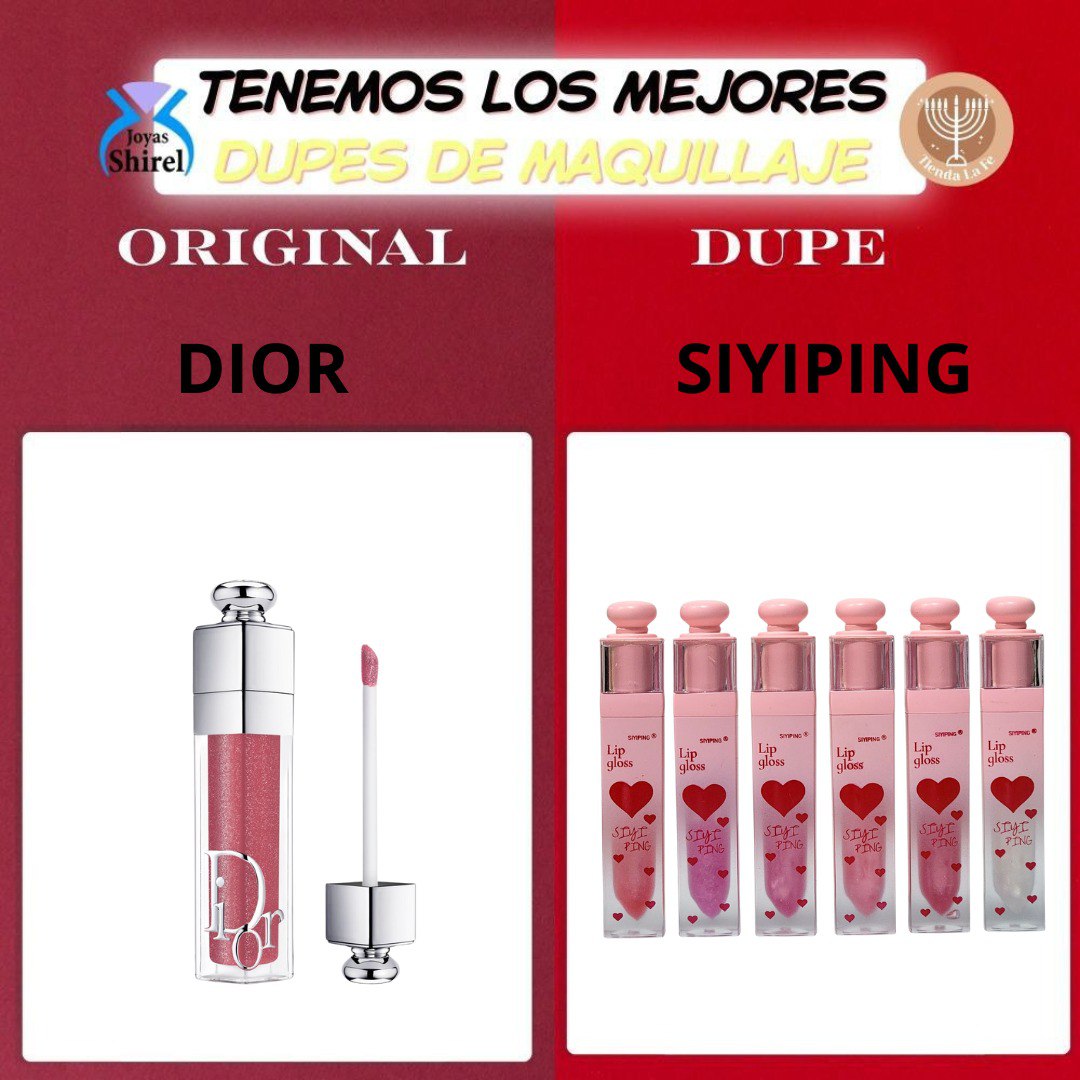 BRILLO LABIAL LIP HIDRATANTES Y JUGOSOS SIYIPING DUPE DE DIOR