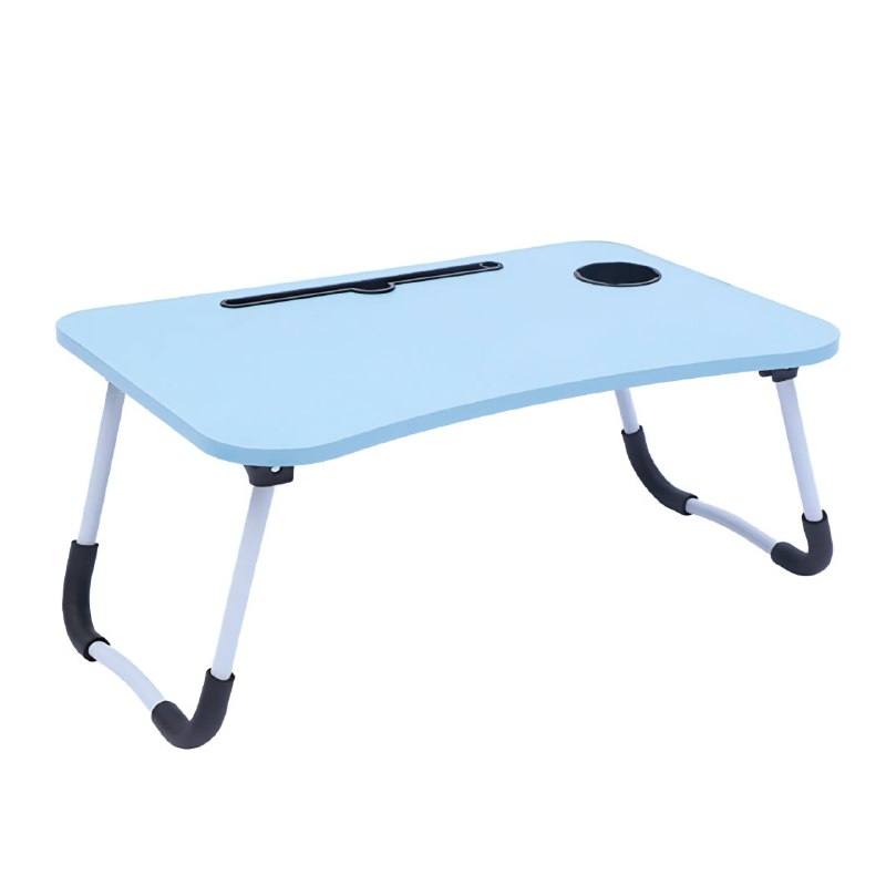 MESA PLEGABLE PORTATIL MULTIUSOS ERGONOMICA PARA CAMA 60X40X27CM