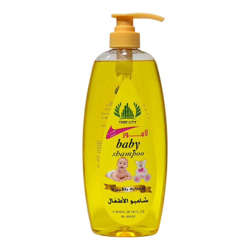 SHAMPOO PARA BEBES QUE APORTA BRILLO Y SUAVIDAD CON EXTRACTOS NATURALES TREE CITY 800ML