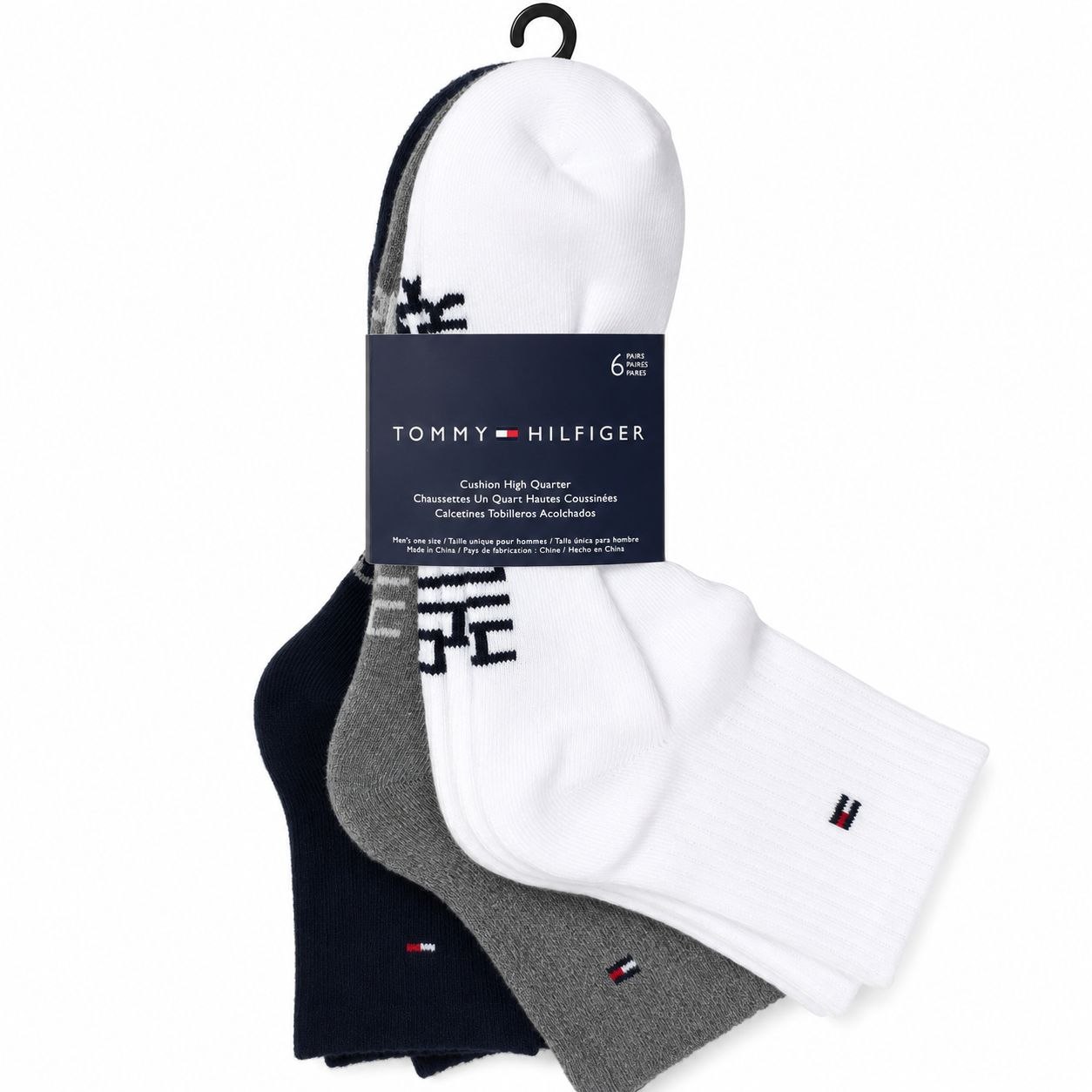 CALCETA TOBILLERA ORIGINAL TOMMY HILFIGER 6 PARES
