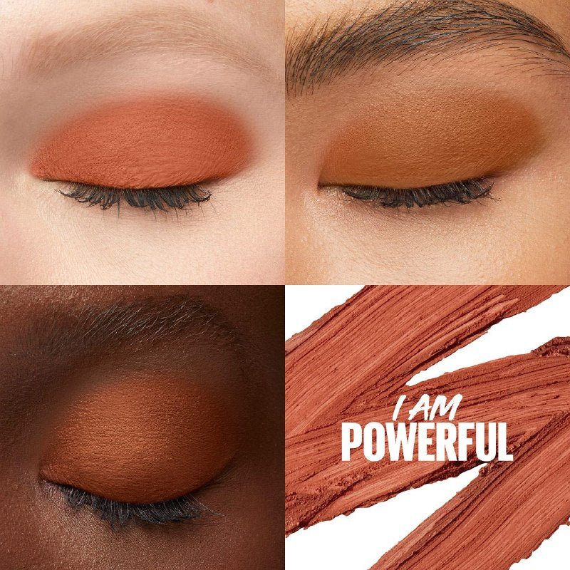 SOMBRA DE OJOS MATTE EN BARRA 3 EN 1, SOMBRA, DELINEADOR Y PREBASE TONO I AM POWERFUL MAYBELLINE 1.4G